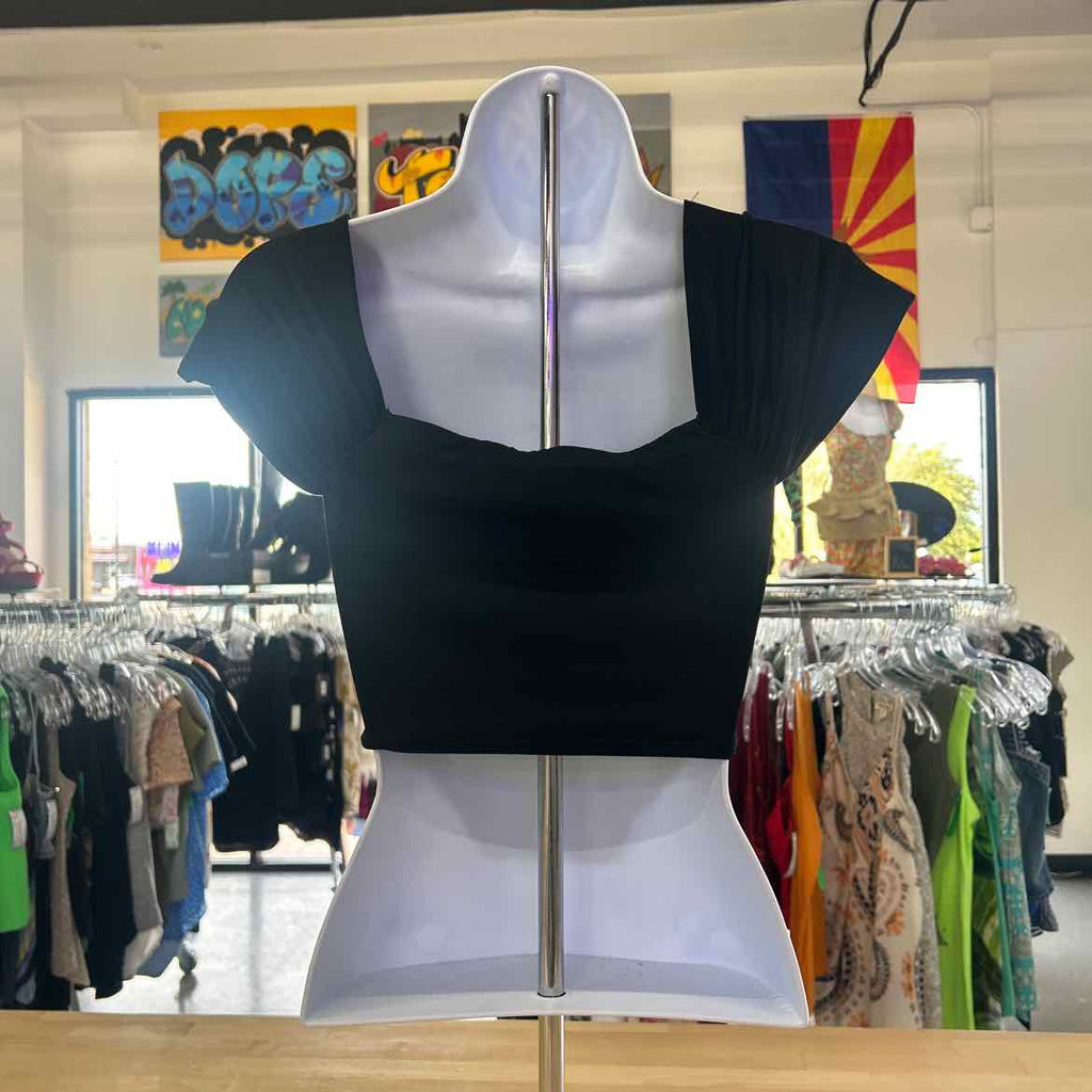 Forever 21 Size S Black Preloved Blouse SS