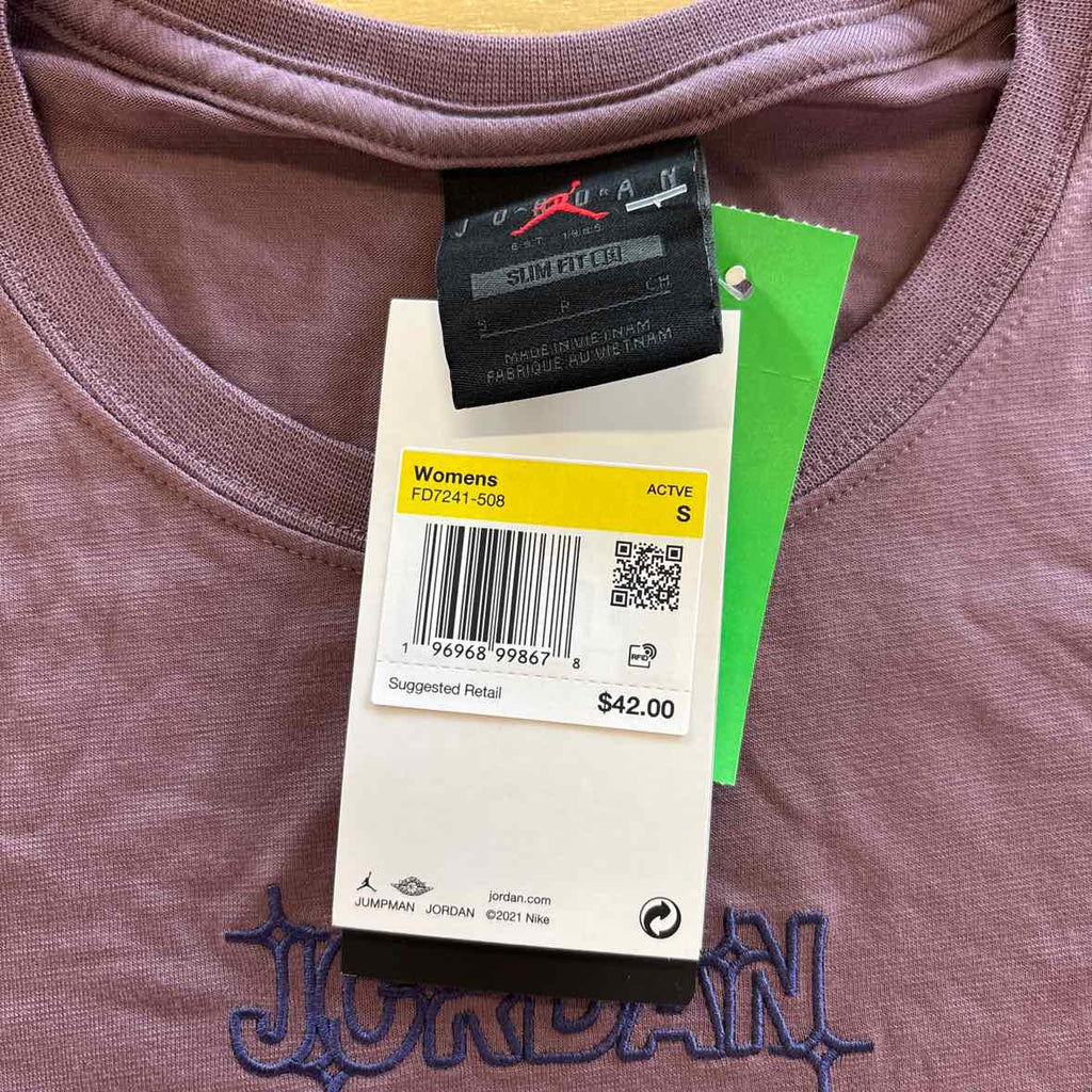 Jordan Size S Purple New T-Shirt SS