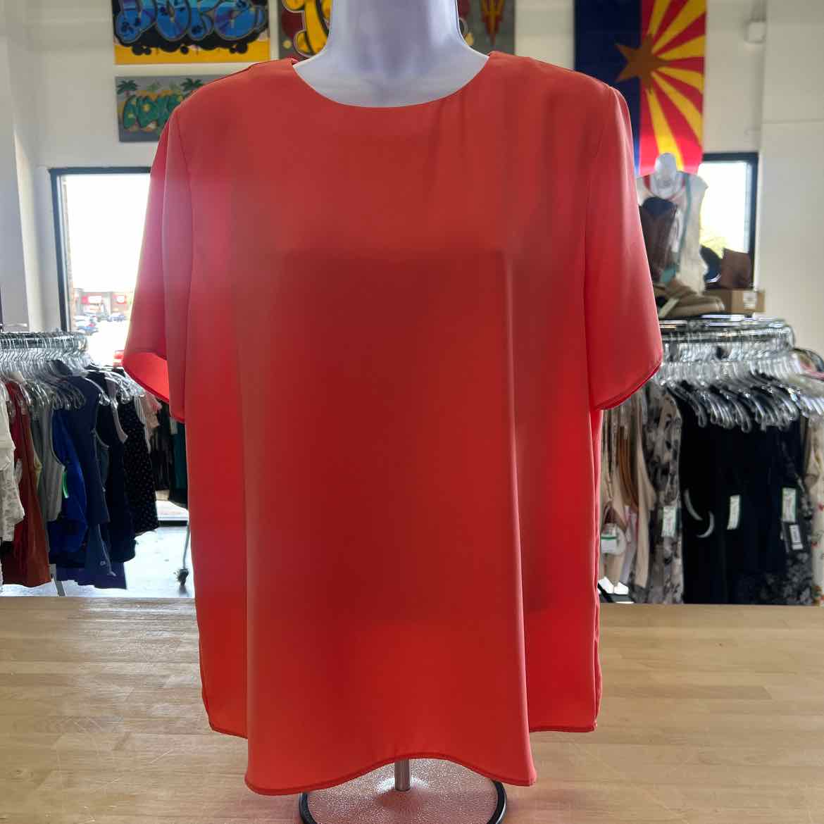 Banana Republic Size M Peach Preloved Blouse SS