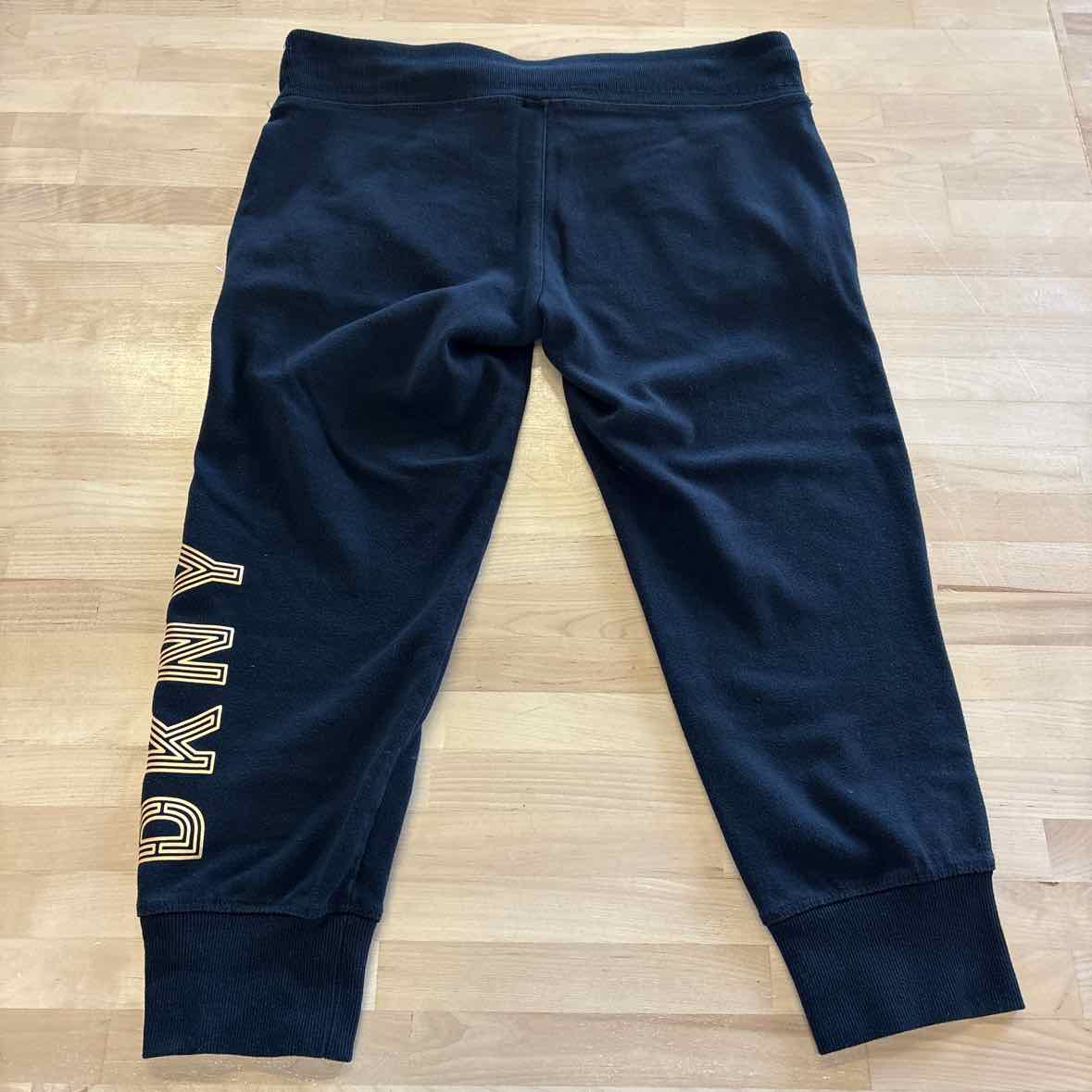 DKNY Size S Black Sweatpants