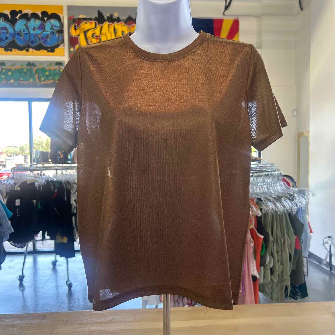 Truth Size S Gold Preloved T-Shirt SS