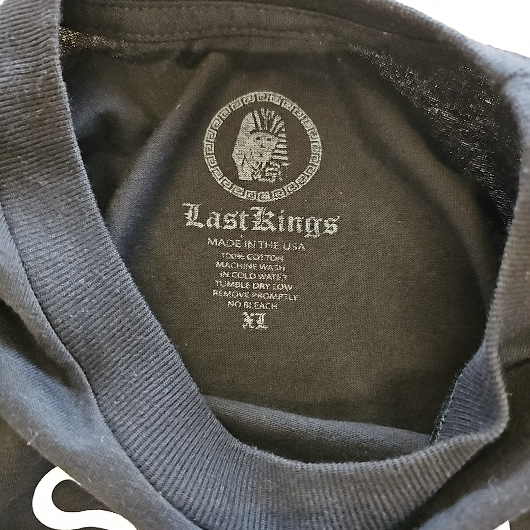 Last Kings Size XL Black MENS T-shirt