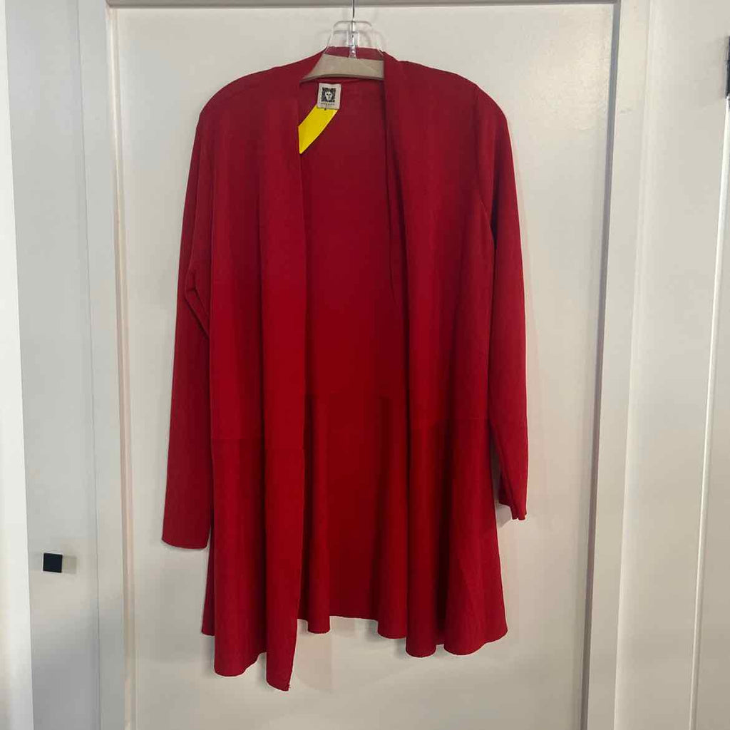 Anne Klein Size OS Red Preloved Cardigan