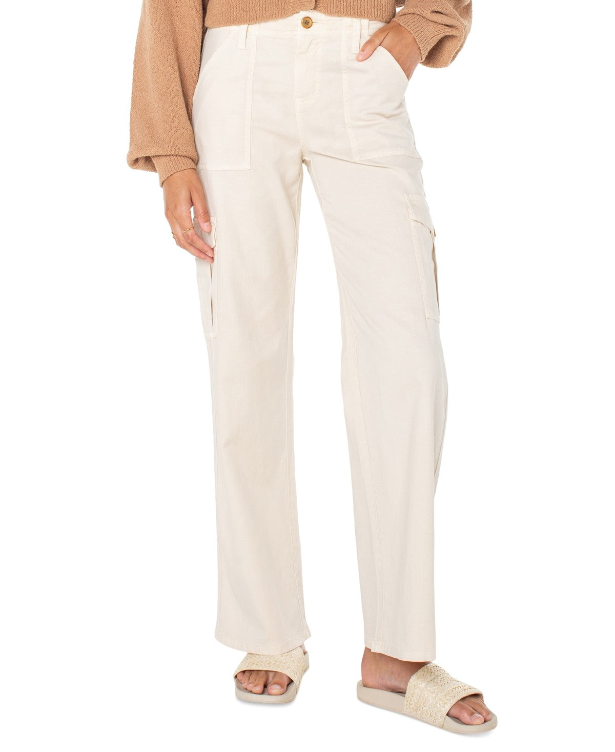 Roxy Juniors' Come and Chill Mid-Rise Cargo Pants