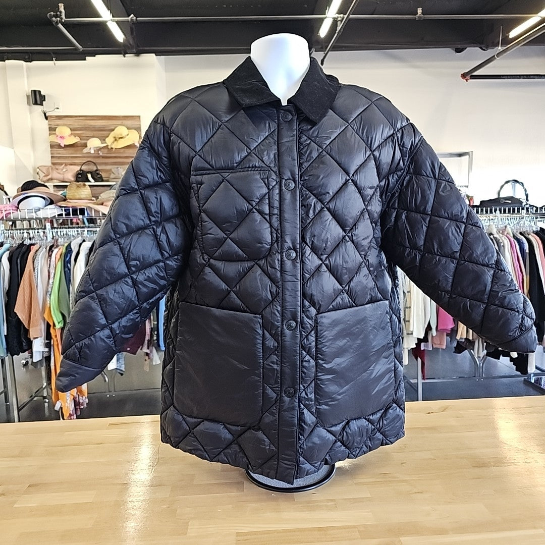 Calvin Klein Size M Blue Black Jacket