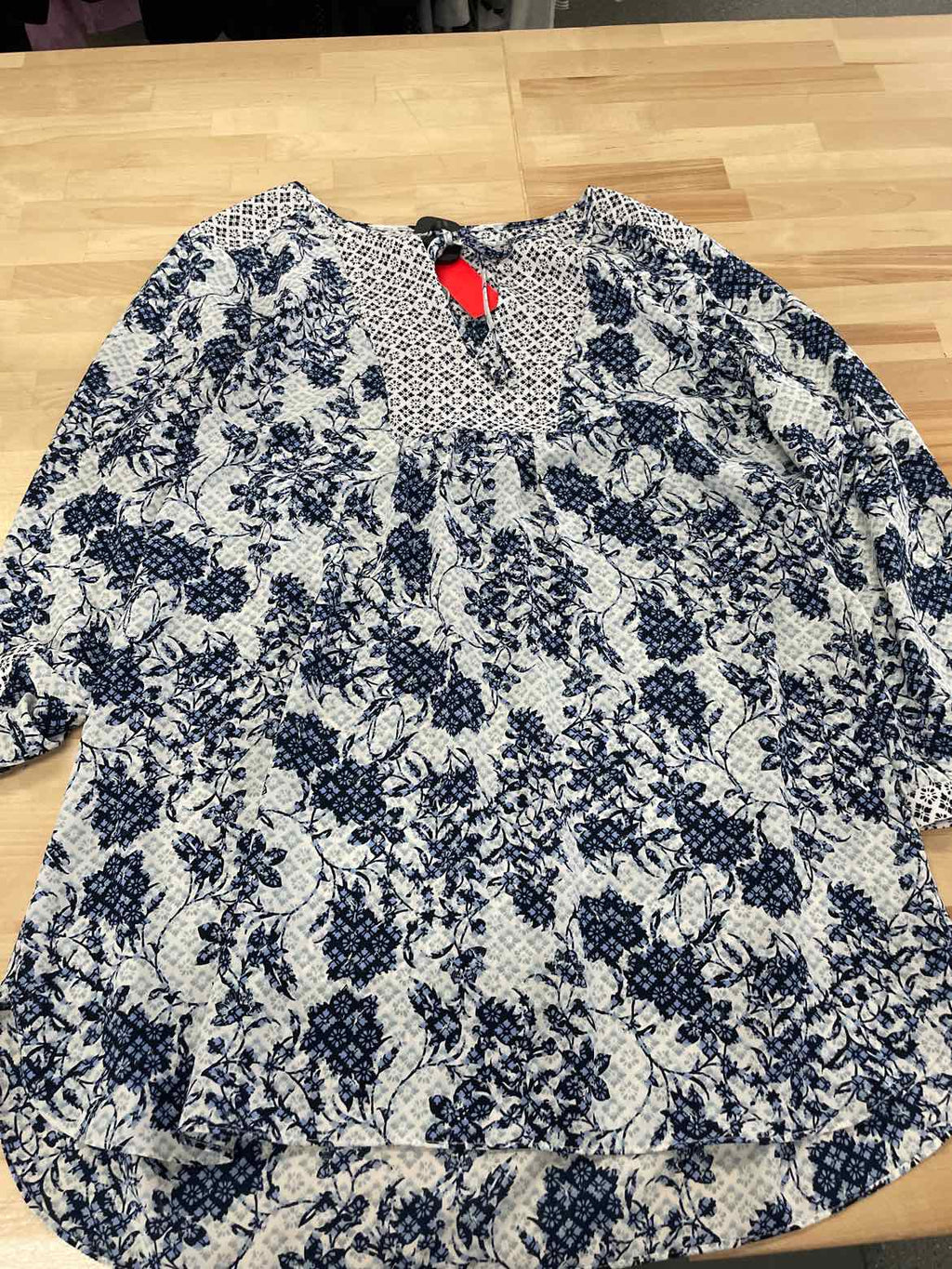 NYDJ Size M Blue Blouse