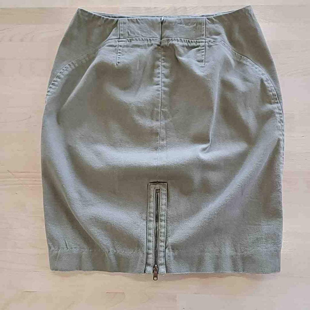 Ann Taylor Size 2P Green Skirt