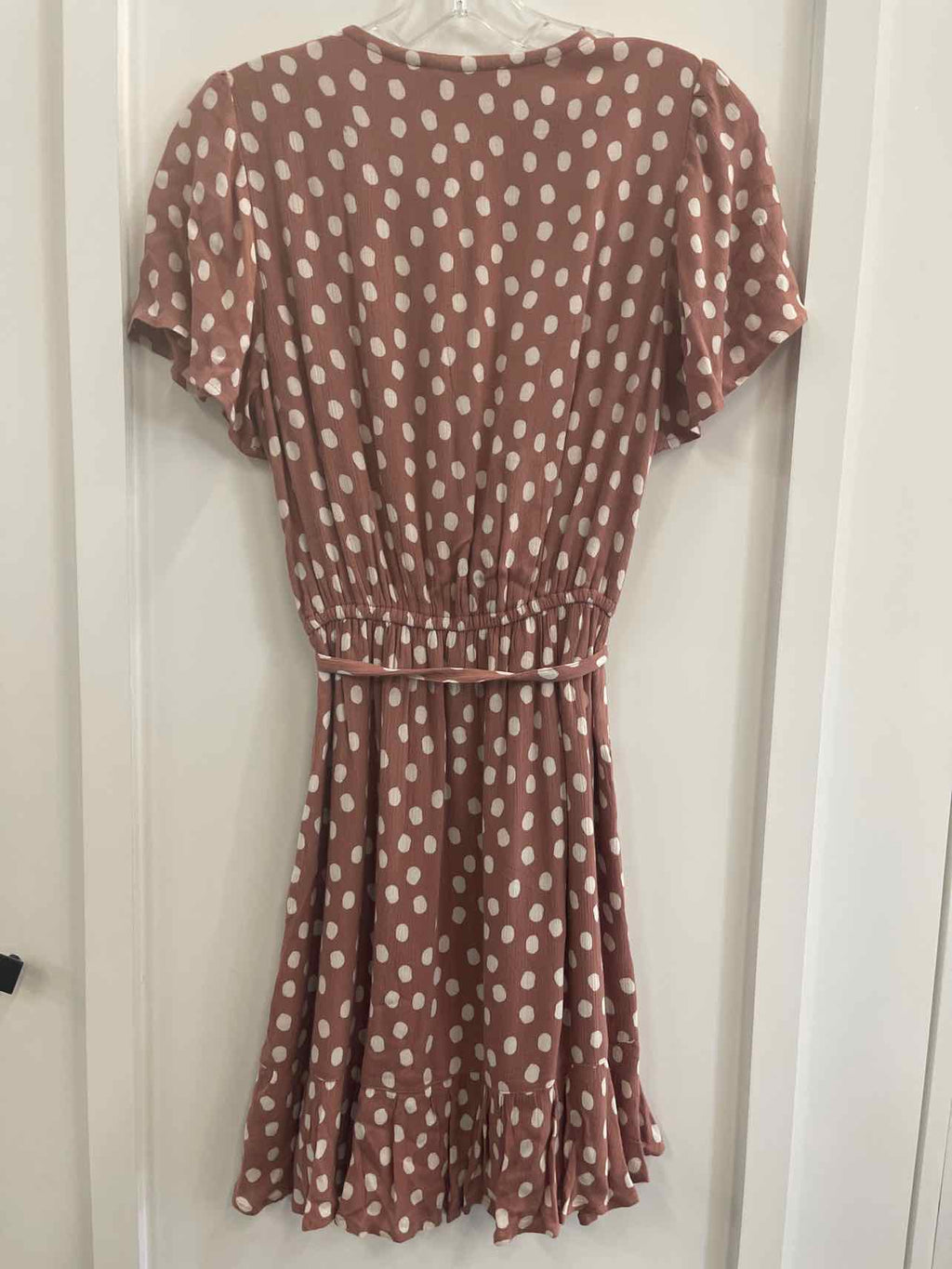 Abercrombie & Fitch Size M Mauve/white New Dress