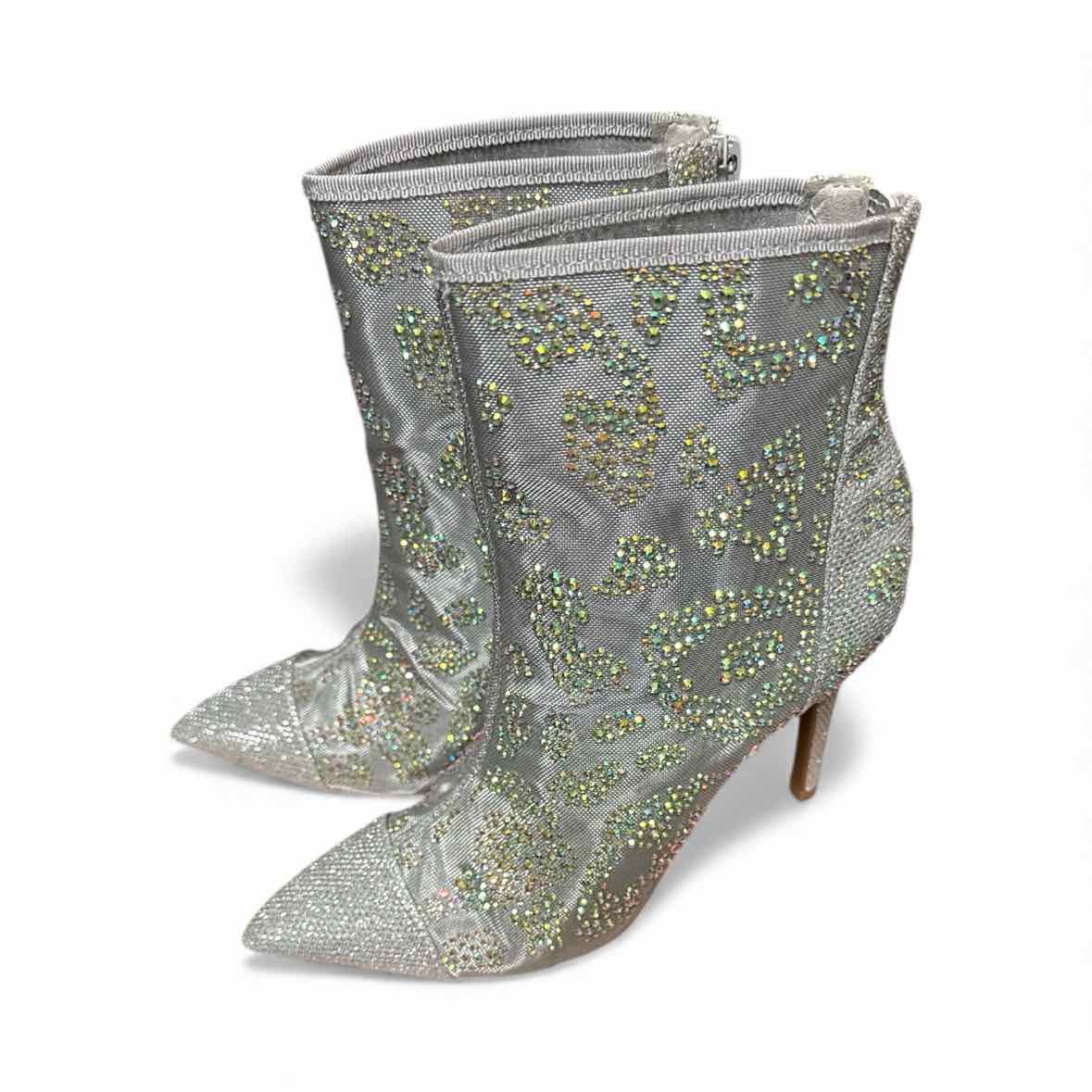 Thalia Sodi Womens Shaylene Embellished S Silver Mes 5M