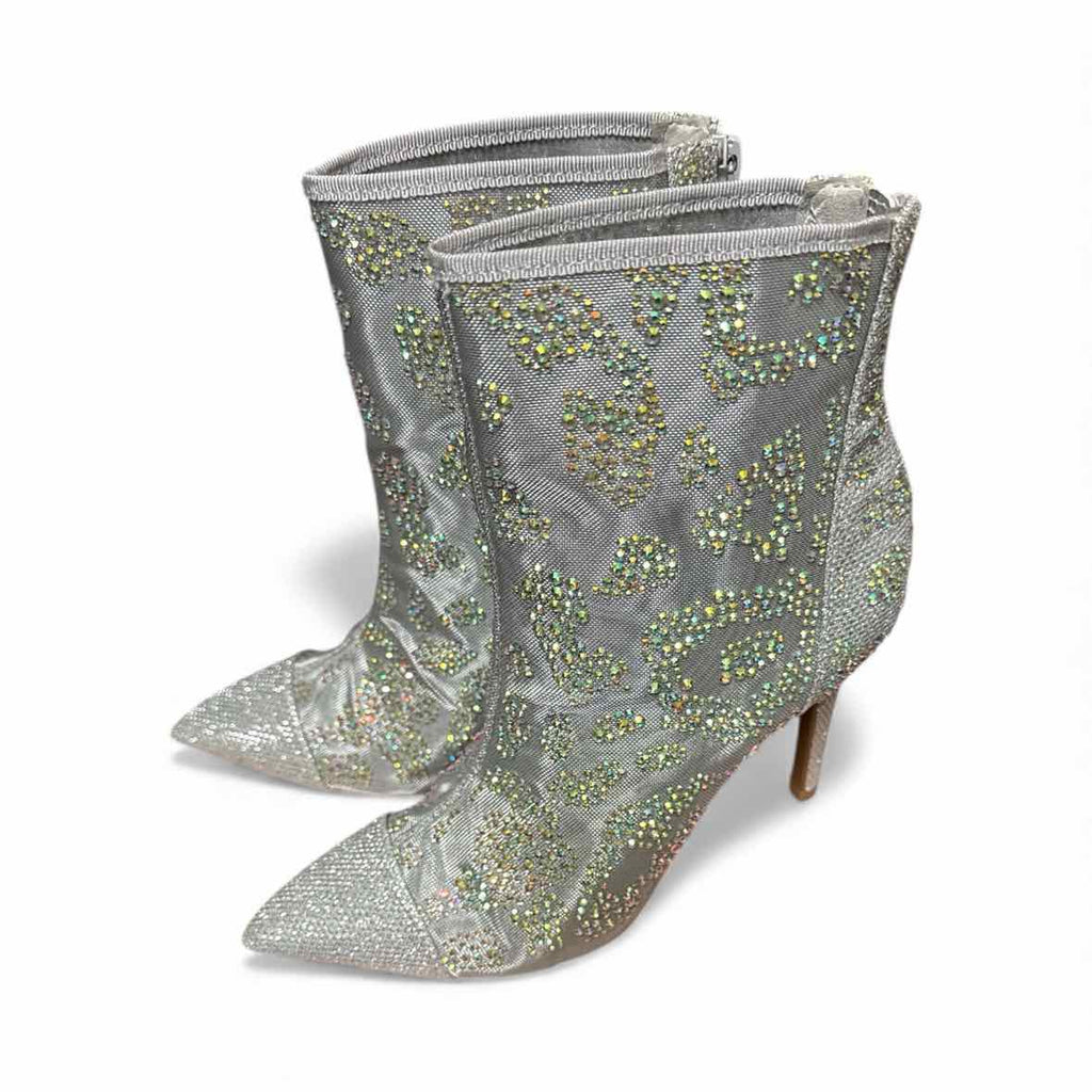 Thalia Sodi Womens Shaylene Embellished S Silver Mes 5M