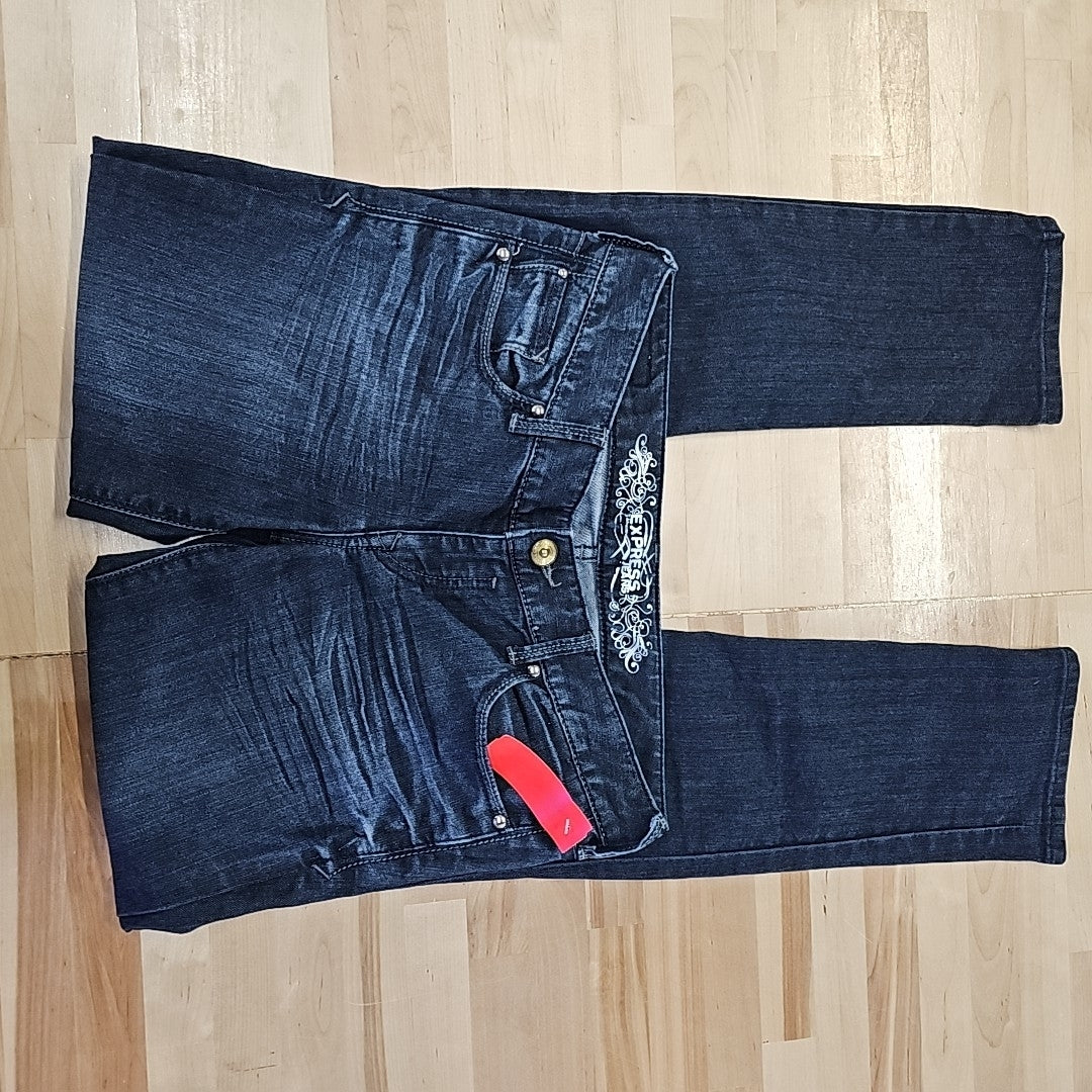 Express Size 2 Blue Denim Used Jeans