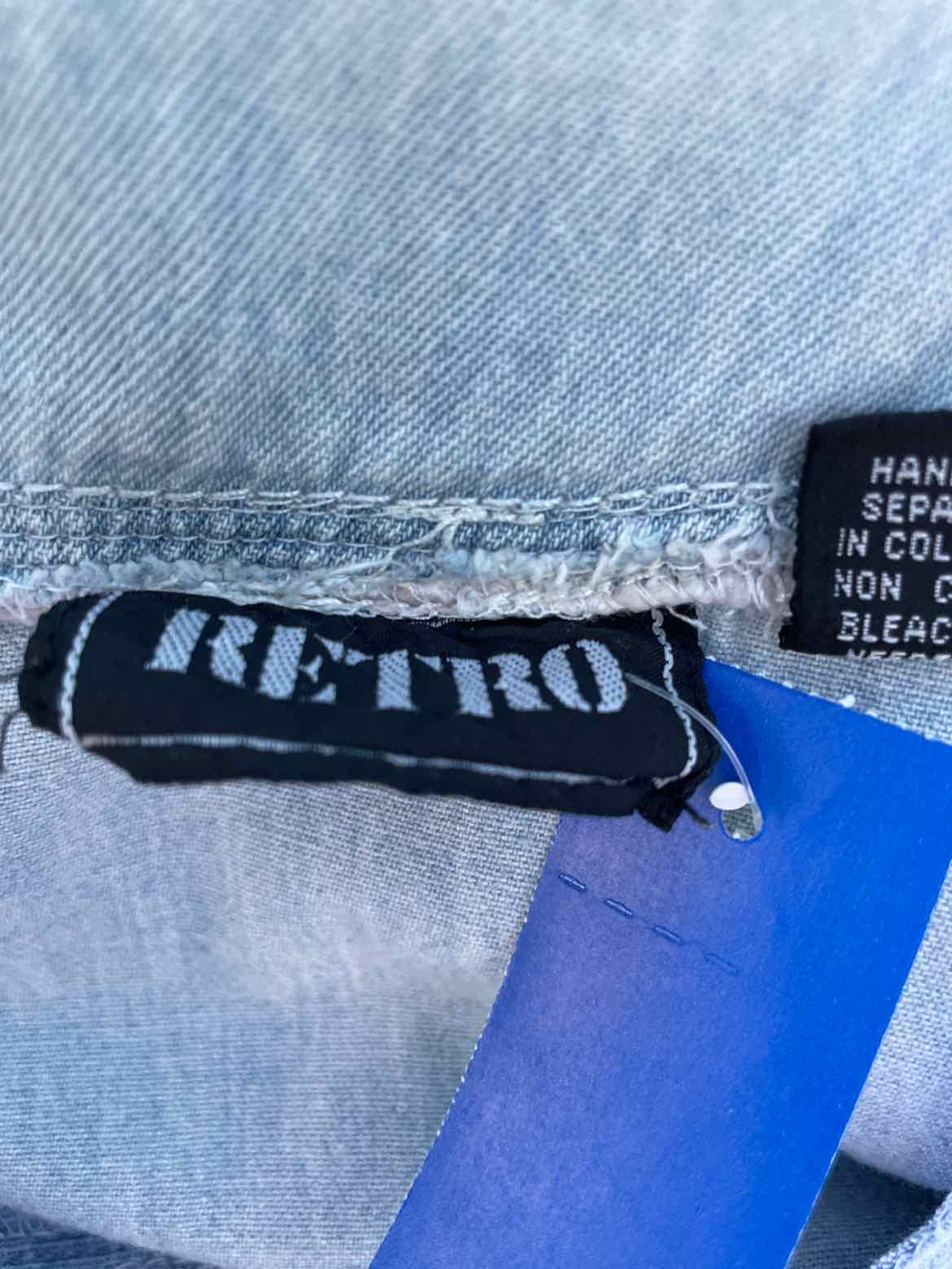 Retro Size L Light Blue Blouse