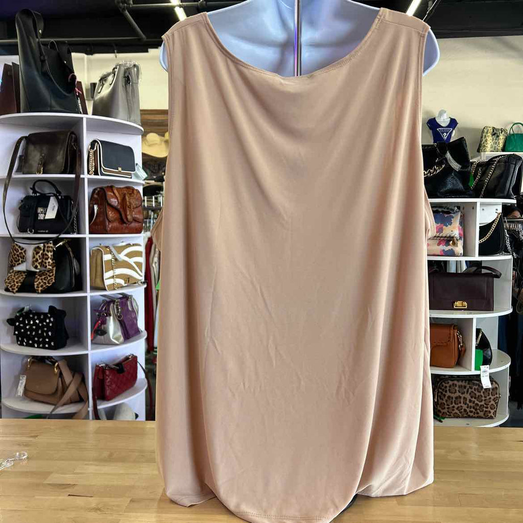 Slinky Brand Size 3X Tan Preloved Tank