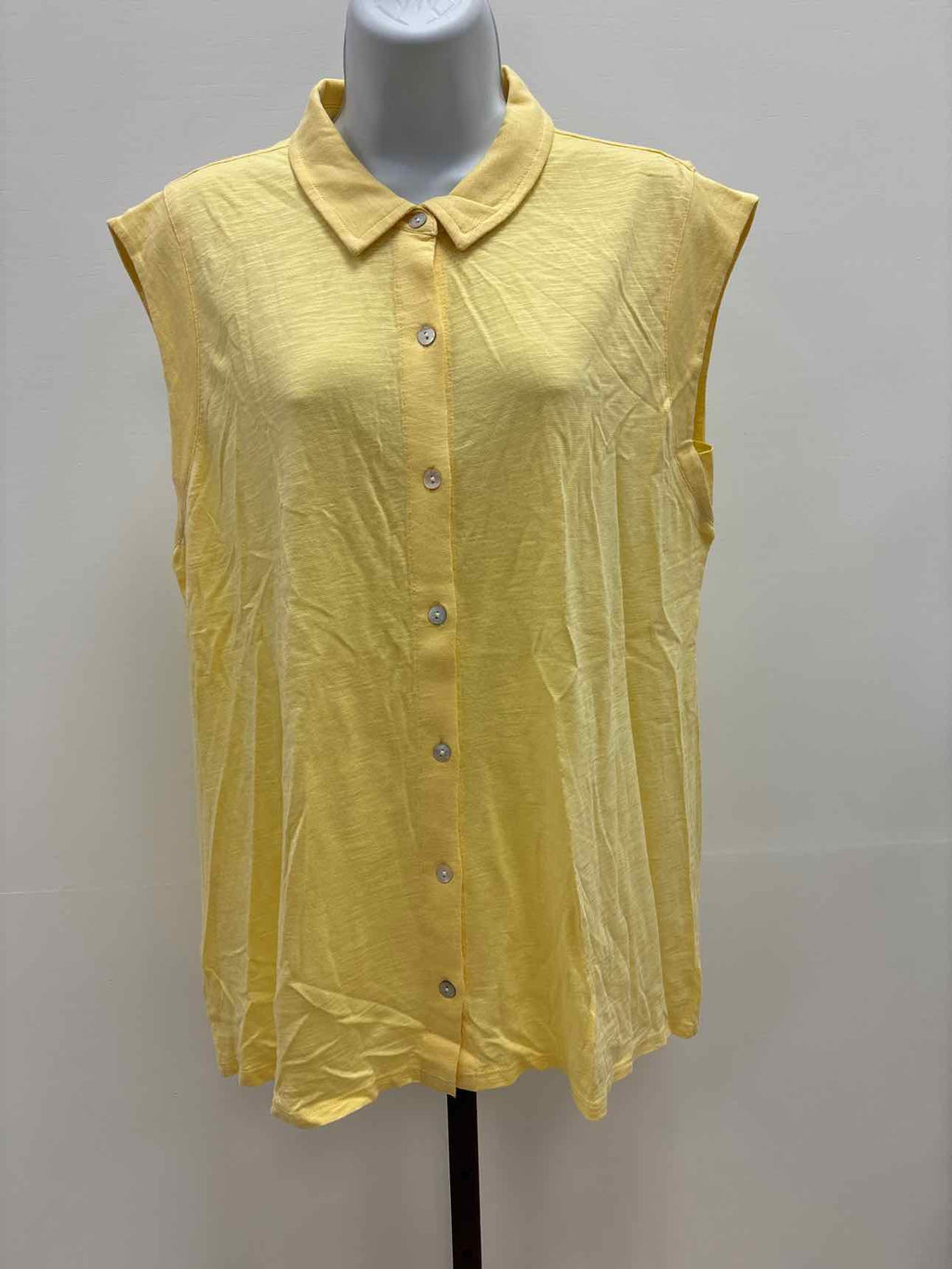 J Jill Size M Yellow New Shirt