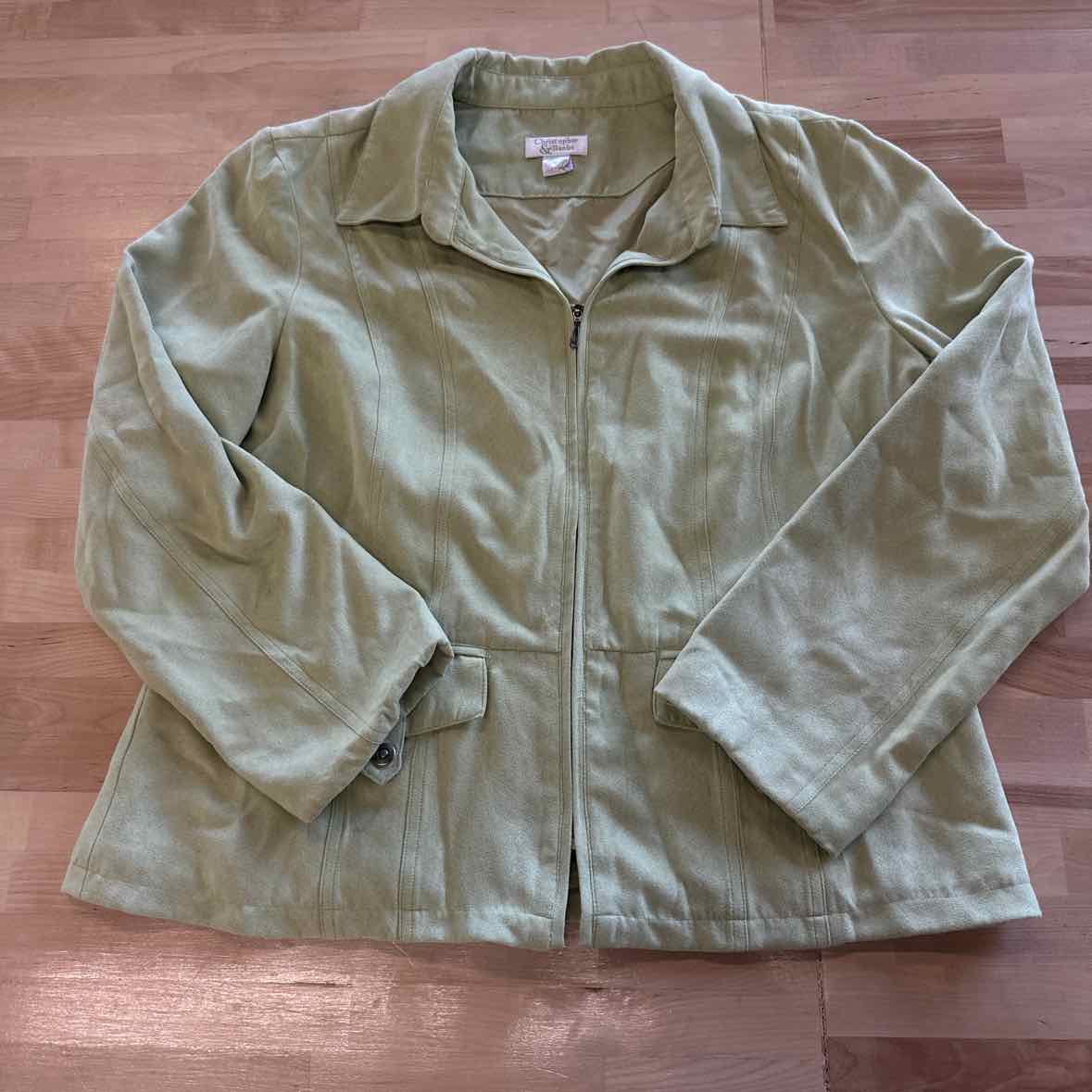 Christopher & Banks Size XL Green Jacket