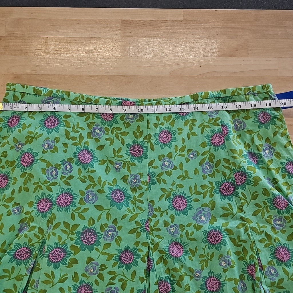 Garnet Hill Size 18 Green Skirt