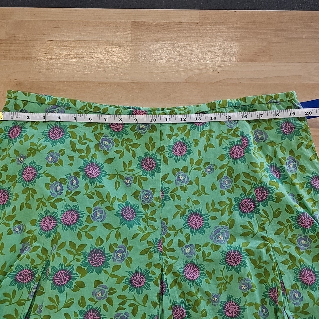 Garnet Hill Size 18 Green Skirt