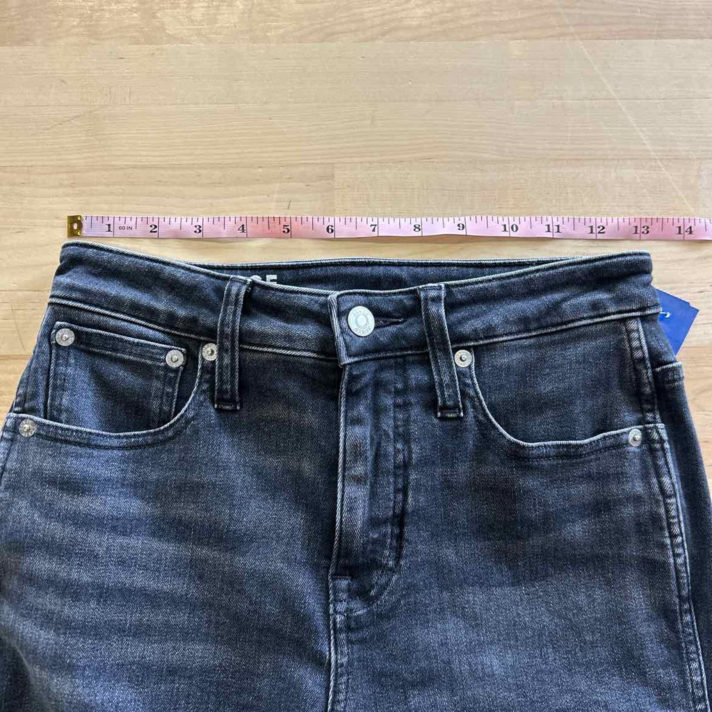 J Crew Size 26 Black Denim Preloved Jeans