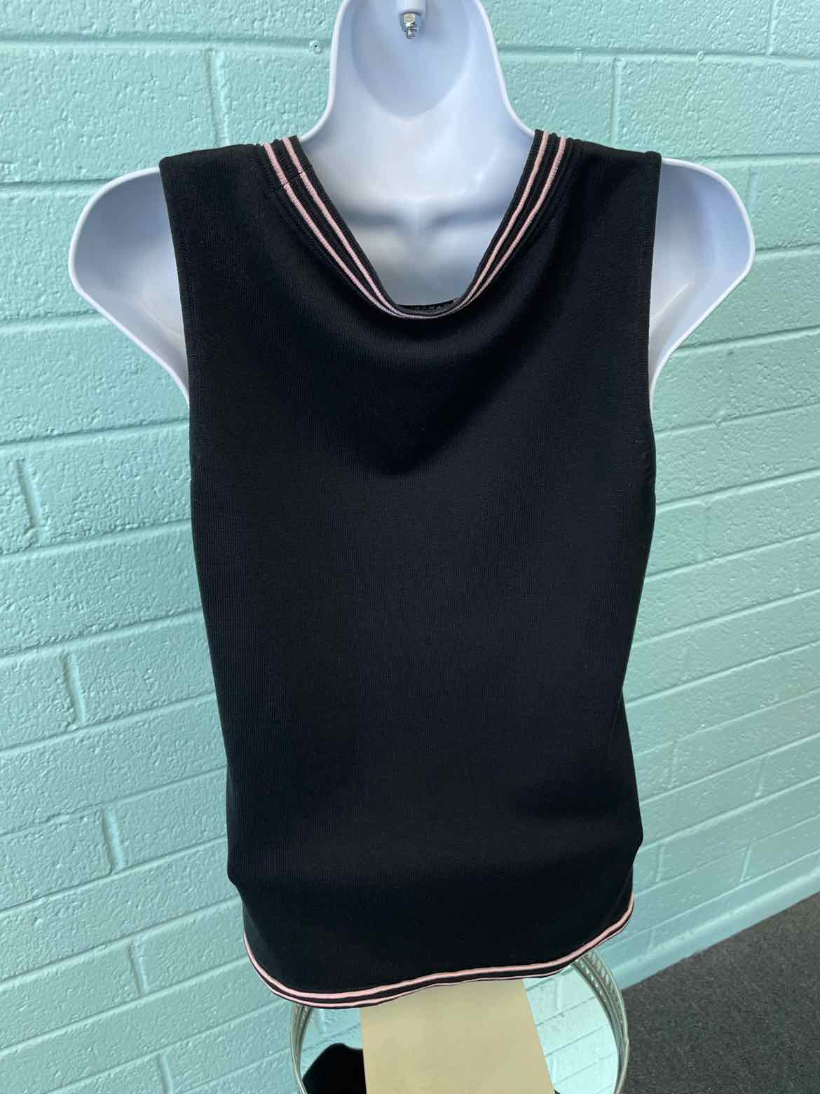 Tahari Size 8P Black Tank