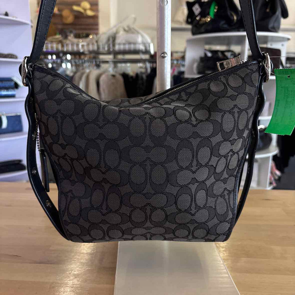 Coach Black/Gray Crossbody