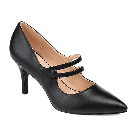 Journee Collection Shoe Size 6.5 Sidney Pump Black Heels