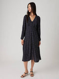 Levi's Women's Sarina MIDI Dress - Marlo Dotv2 Night Sky