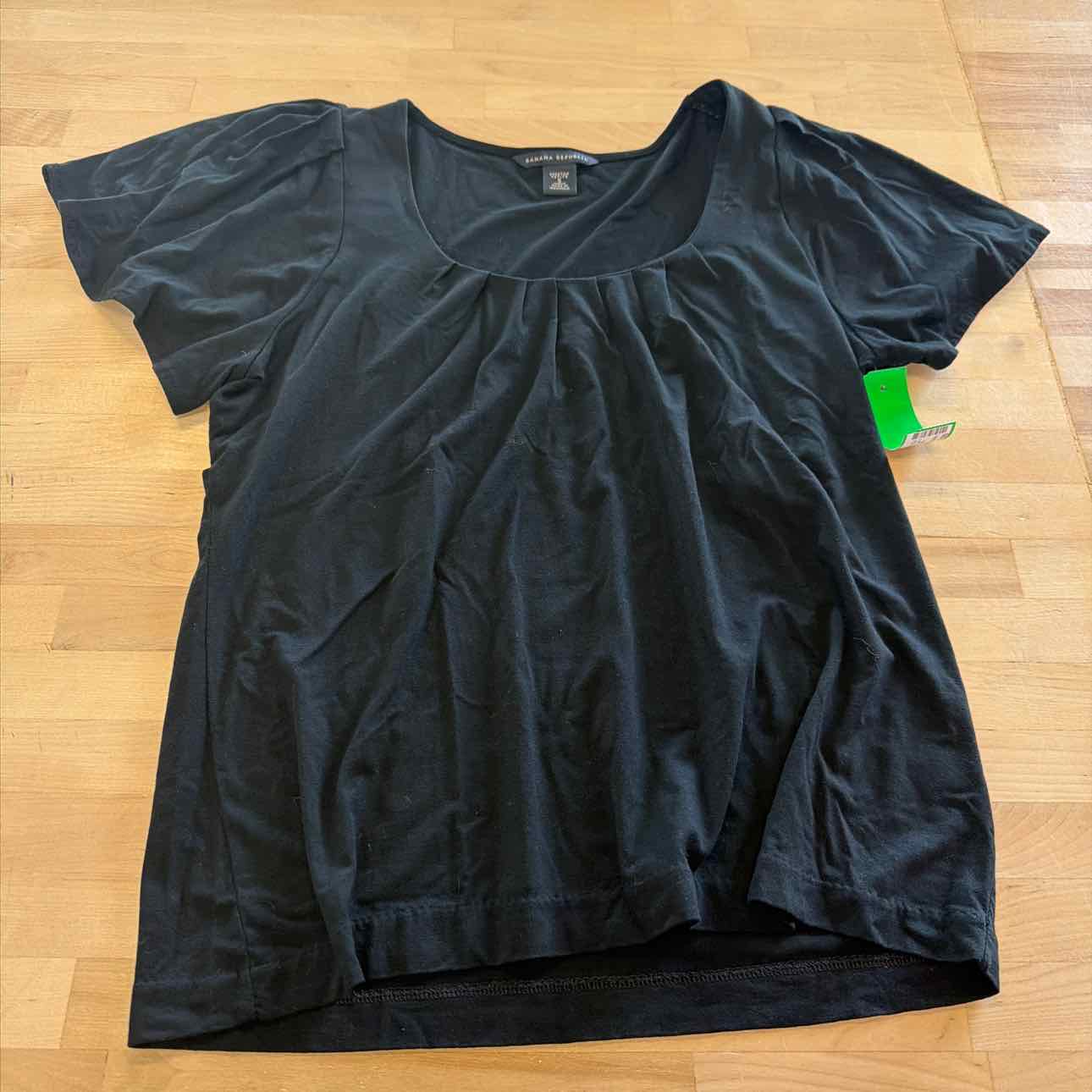 Banana Republic Size S Black Preloved Blouse SS