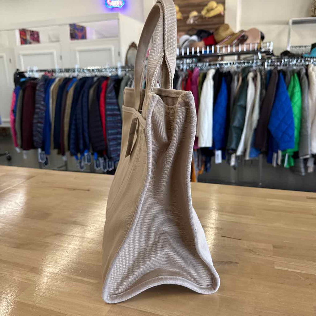 Coach Beige Tote Canvas Handbag