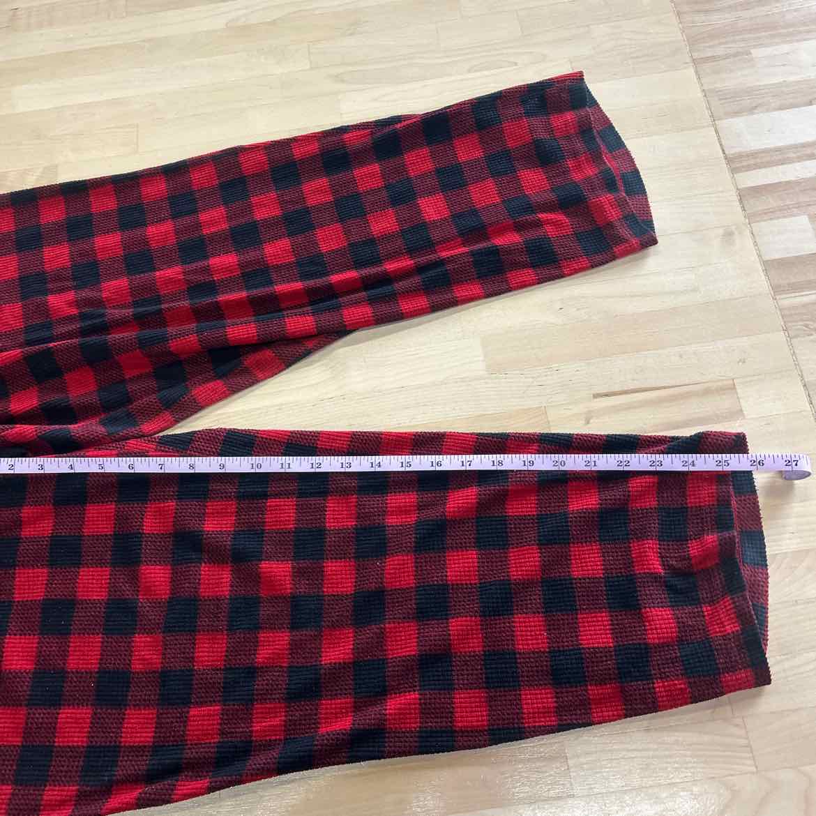 Eddie Bauer Size L Black/Red MENS Pajama Bottoms