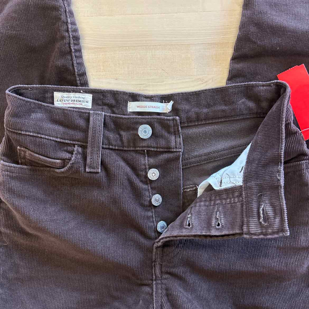 Levi's Size 24 Brown Corduroy Pants