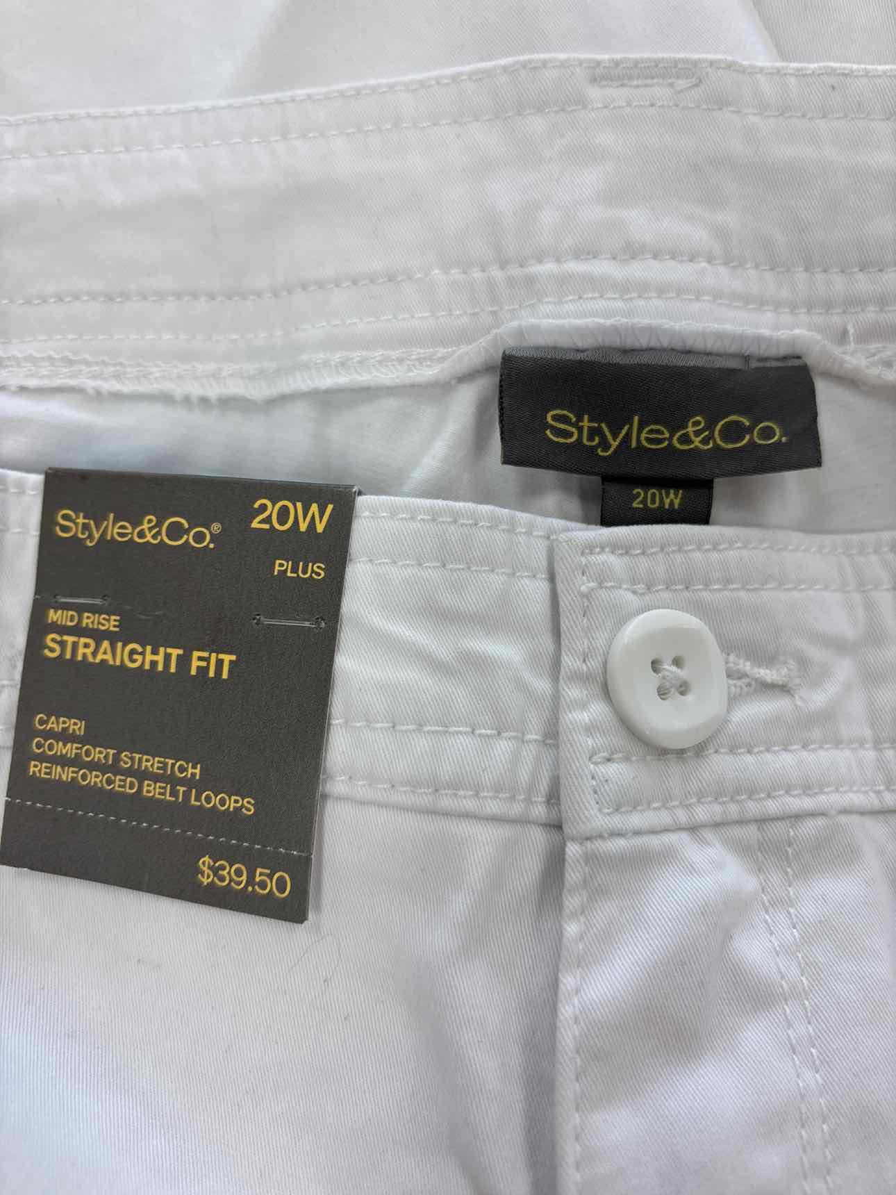Style & Co. Size 20W Plus Size Comfort Capri Pants