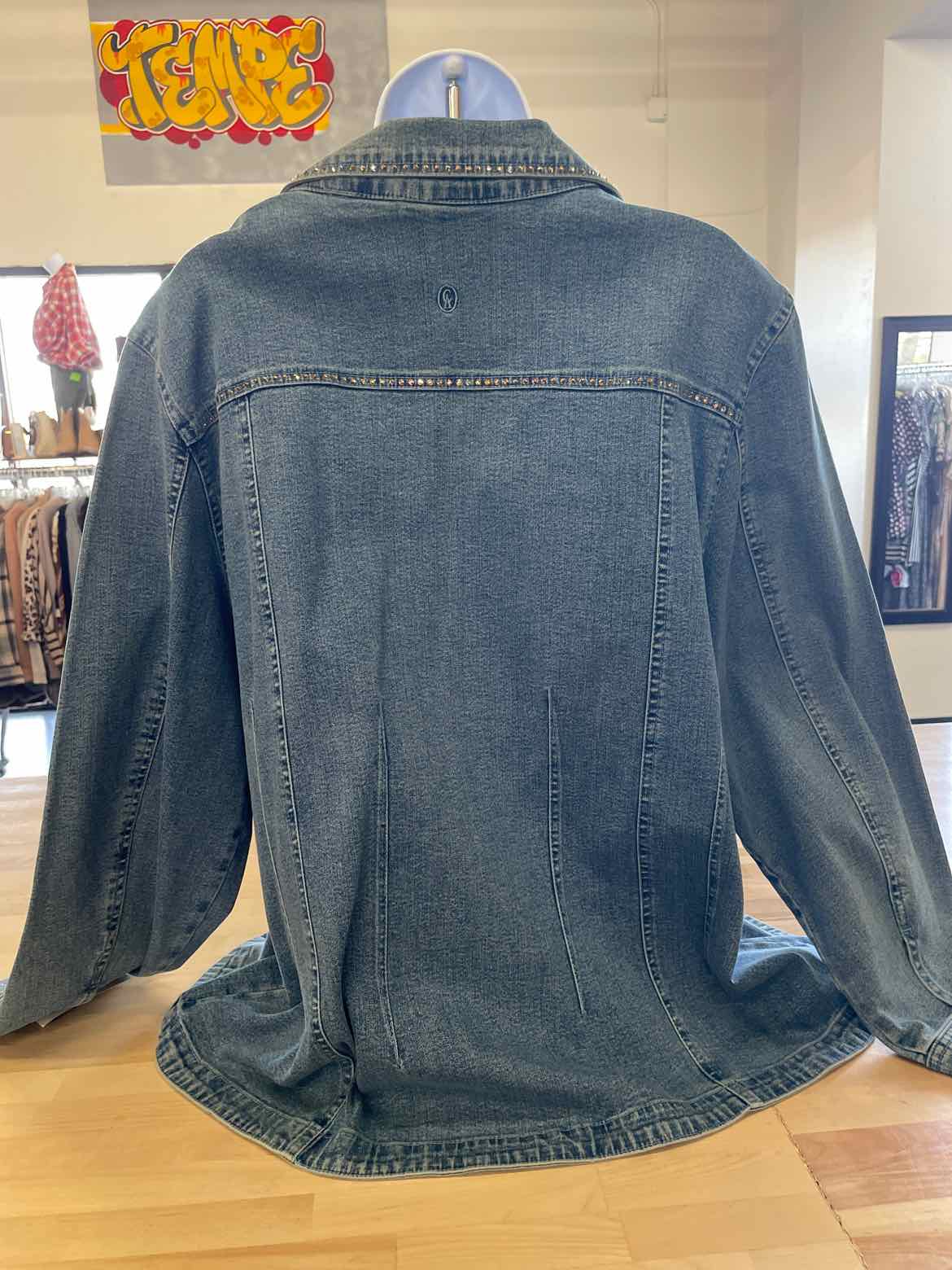 Christine Alexander Size 1X Denim Jacket