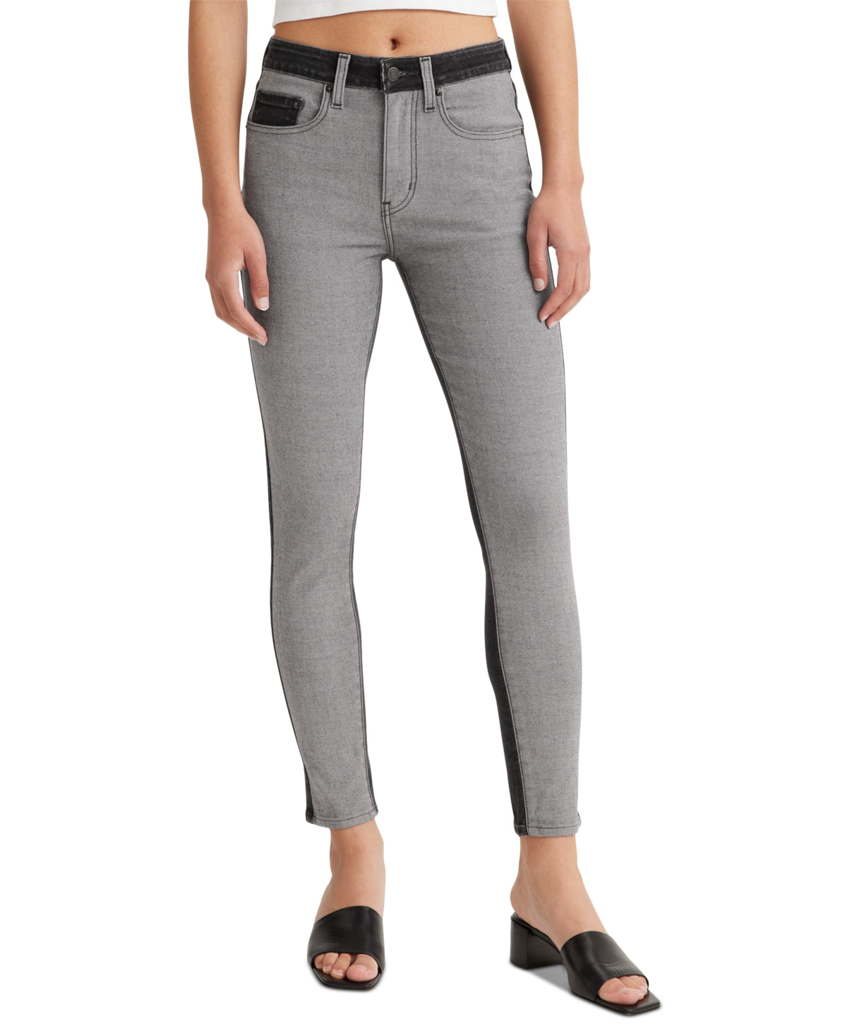 Levi's Size 25 Gray/Black 721 Inside Out Jeans