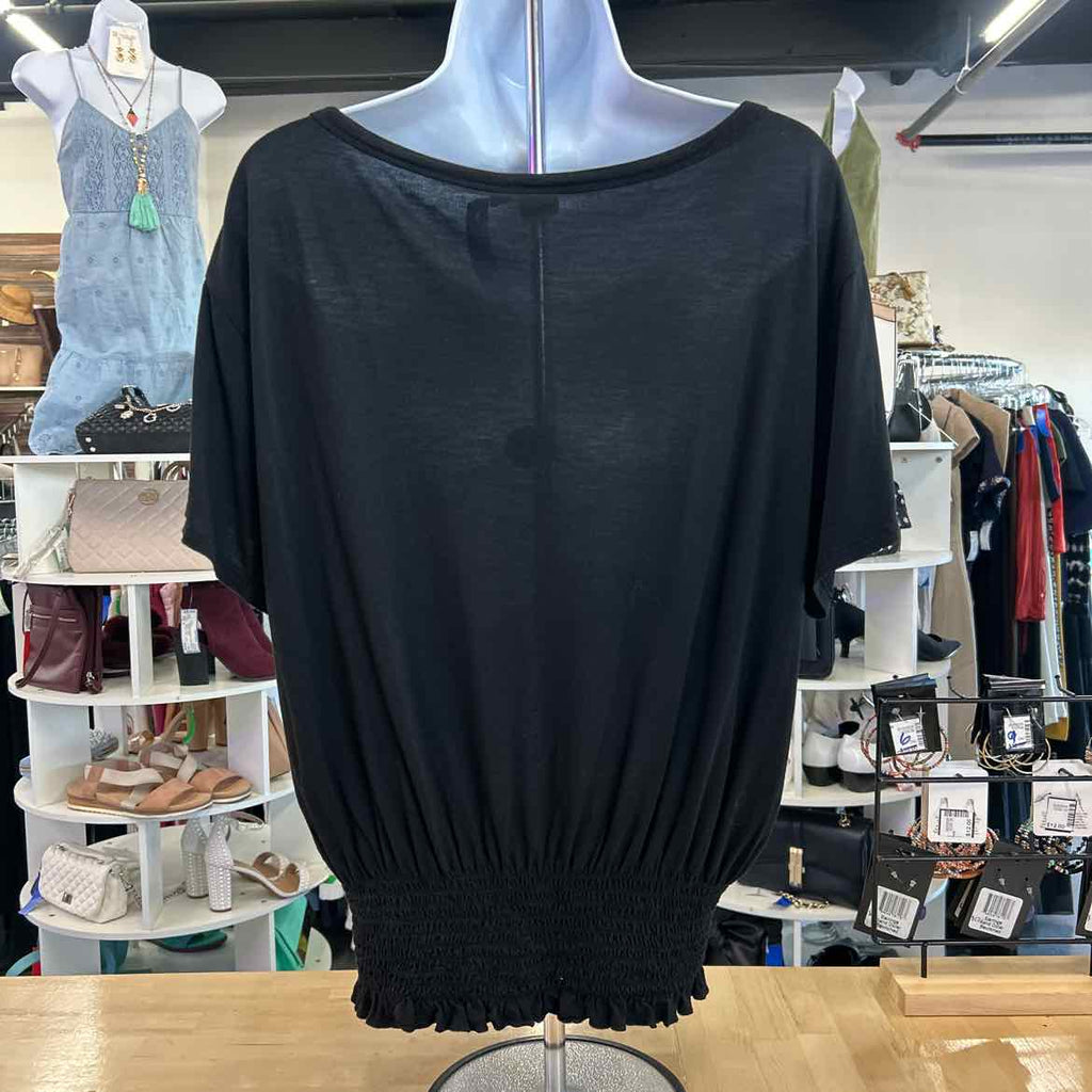 Gap Size S Black Preloved Blouse SS