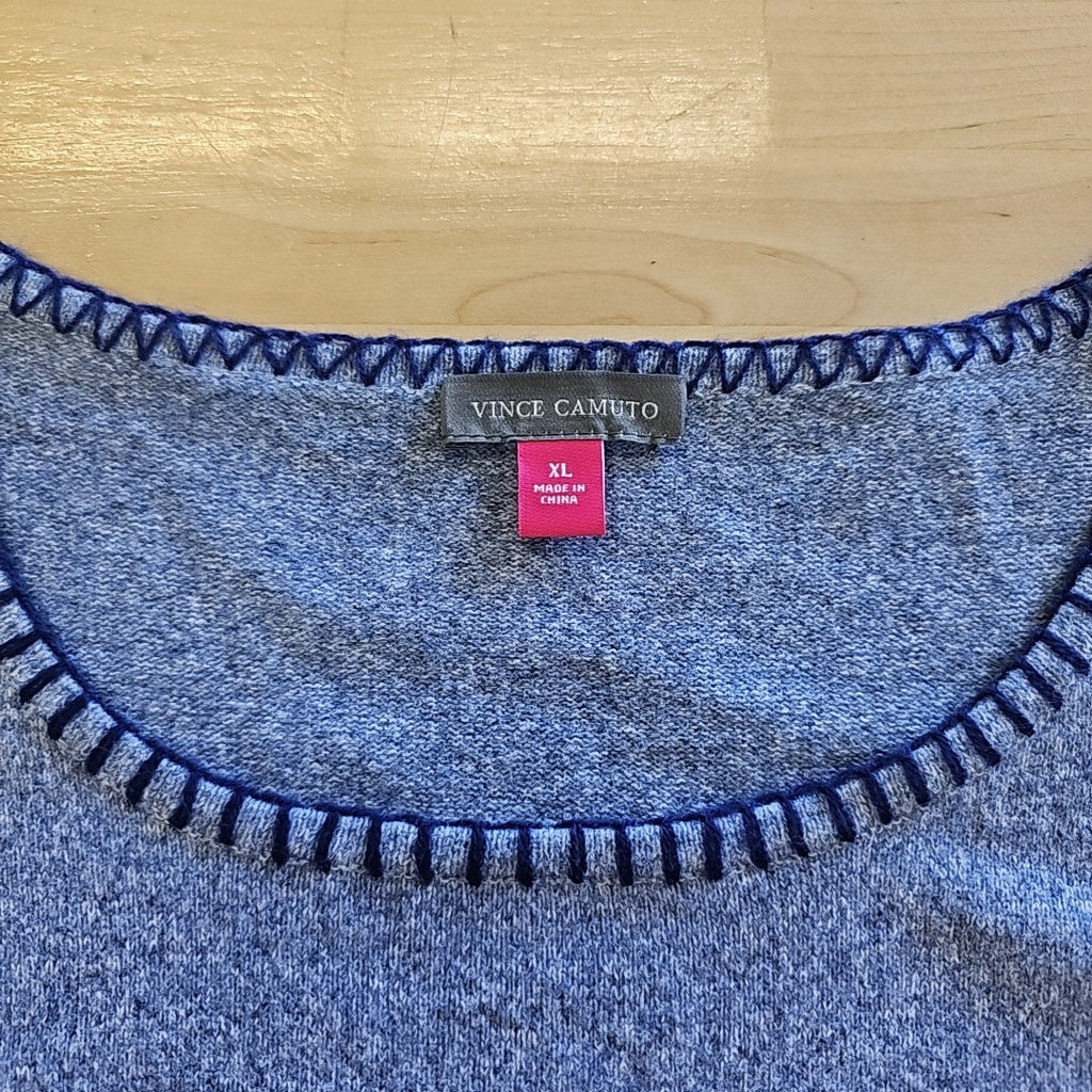 Vince Camuto Size XL Blue Sleeveless