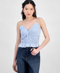 Self E Size L Smocked Tank Top