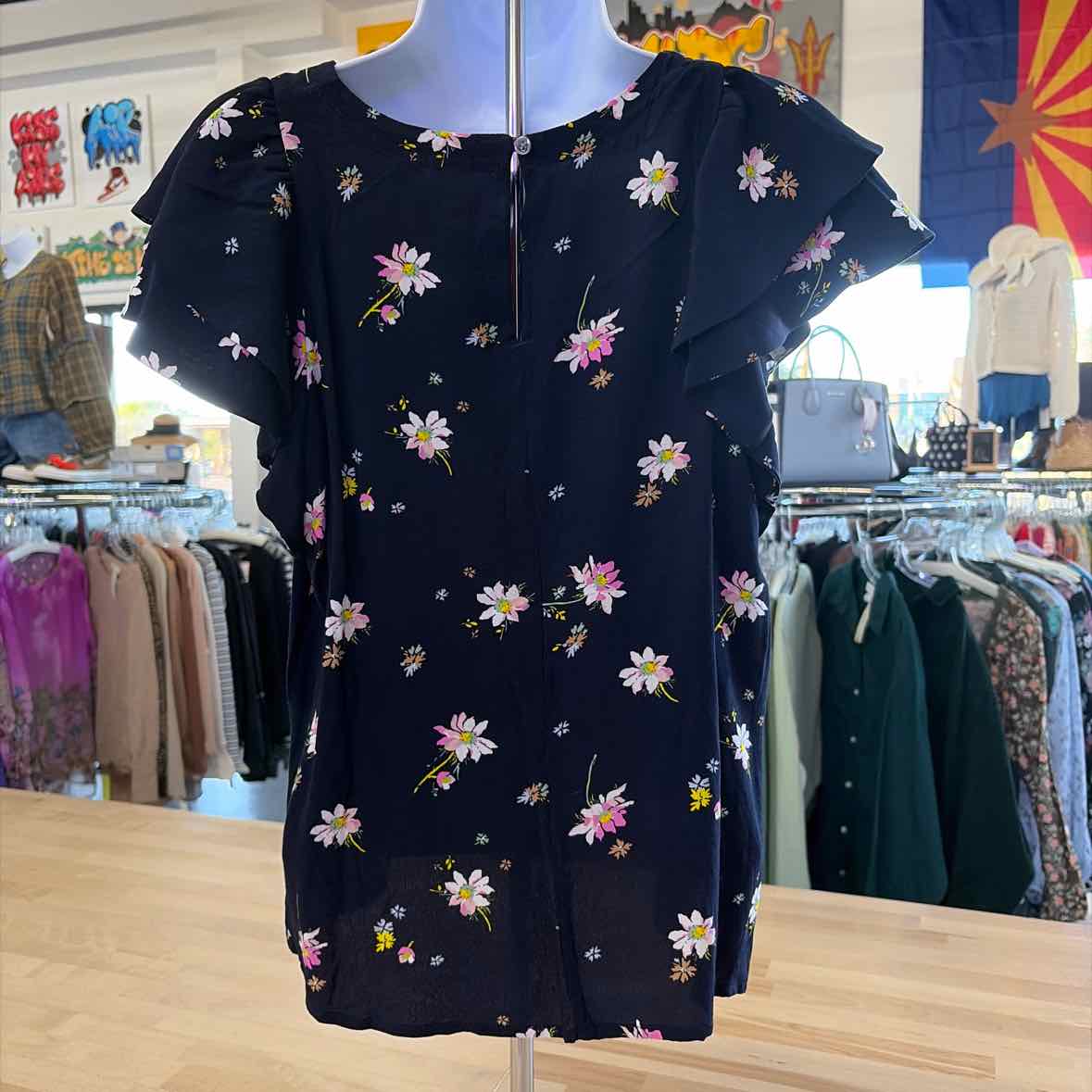 Gap Size XS Black Used Blouse