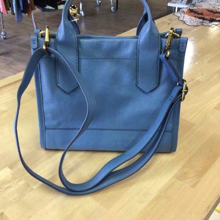 Fossil Blue Leather Totes