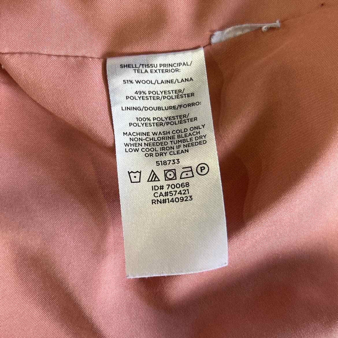 Loft Size 00 Pink Preloved Blazer
