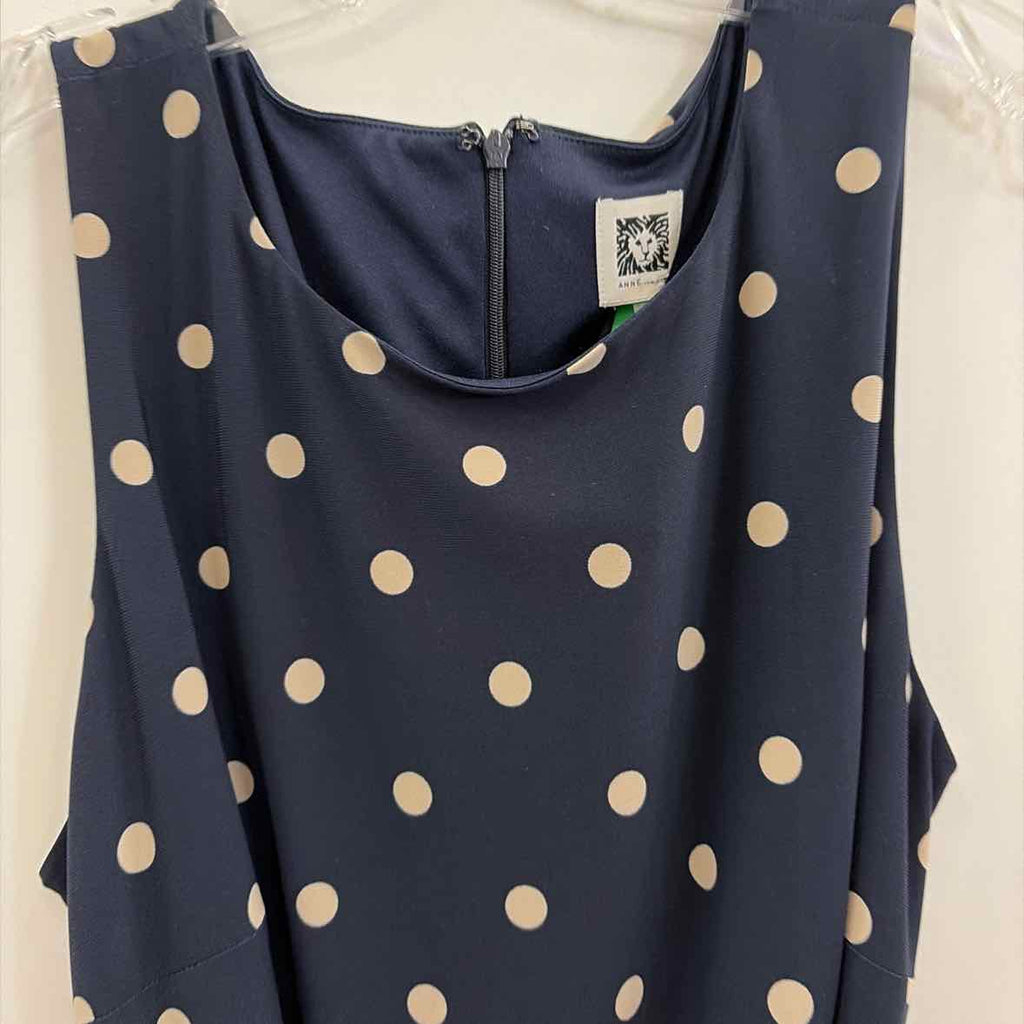 Anne Klein Size 14 Blue & White Preloved Dress