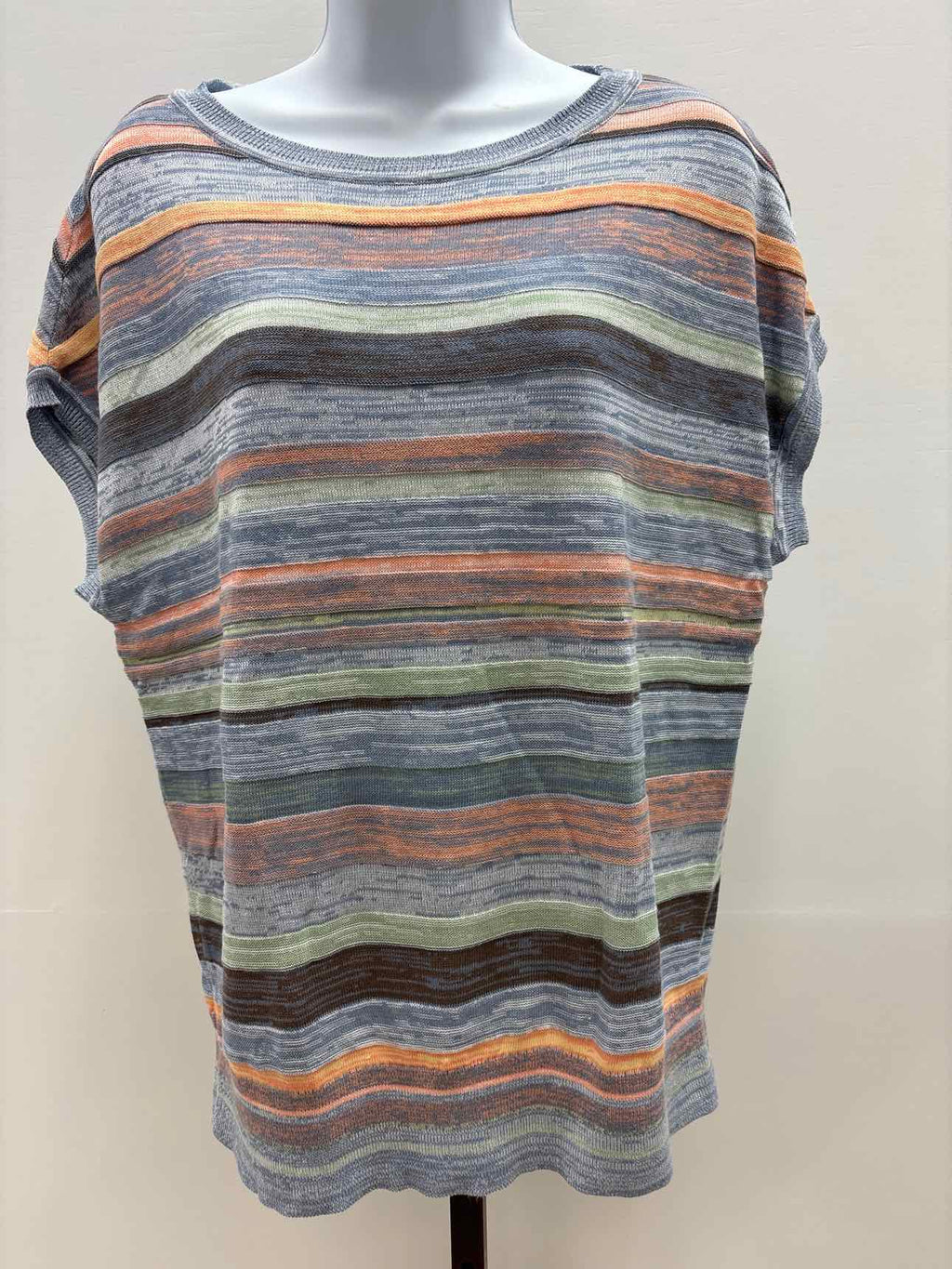 Chico's Size 1 Multi Pastel Knit New Knit Top