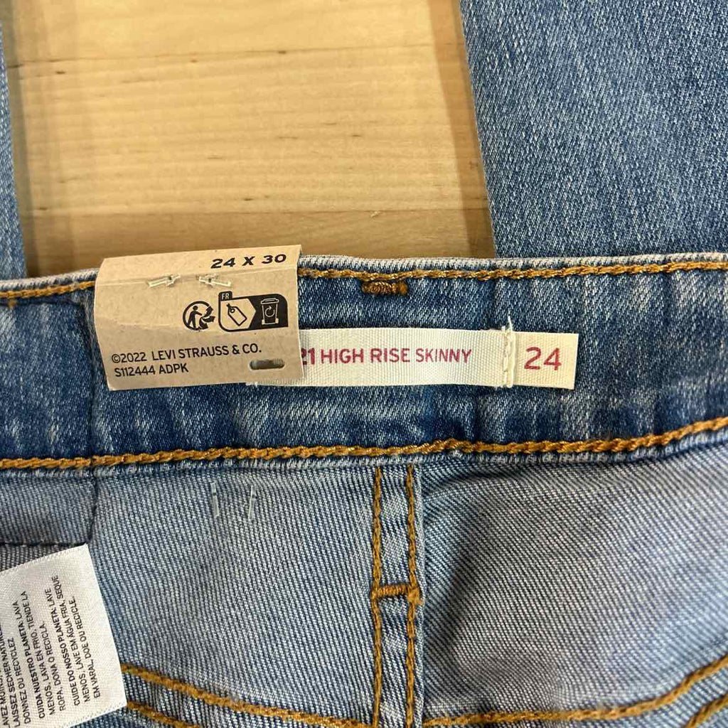 Levi's Size 24x30 Blue Denim New Jeans