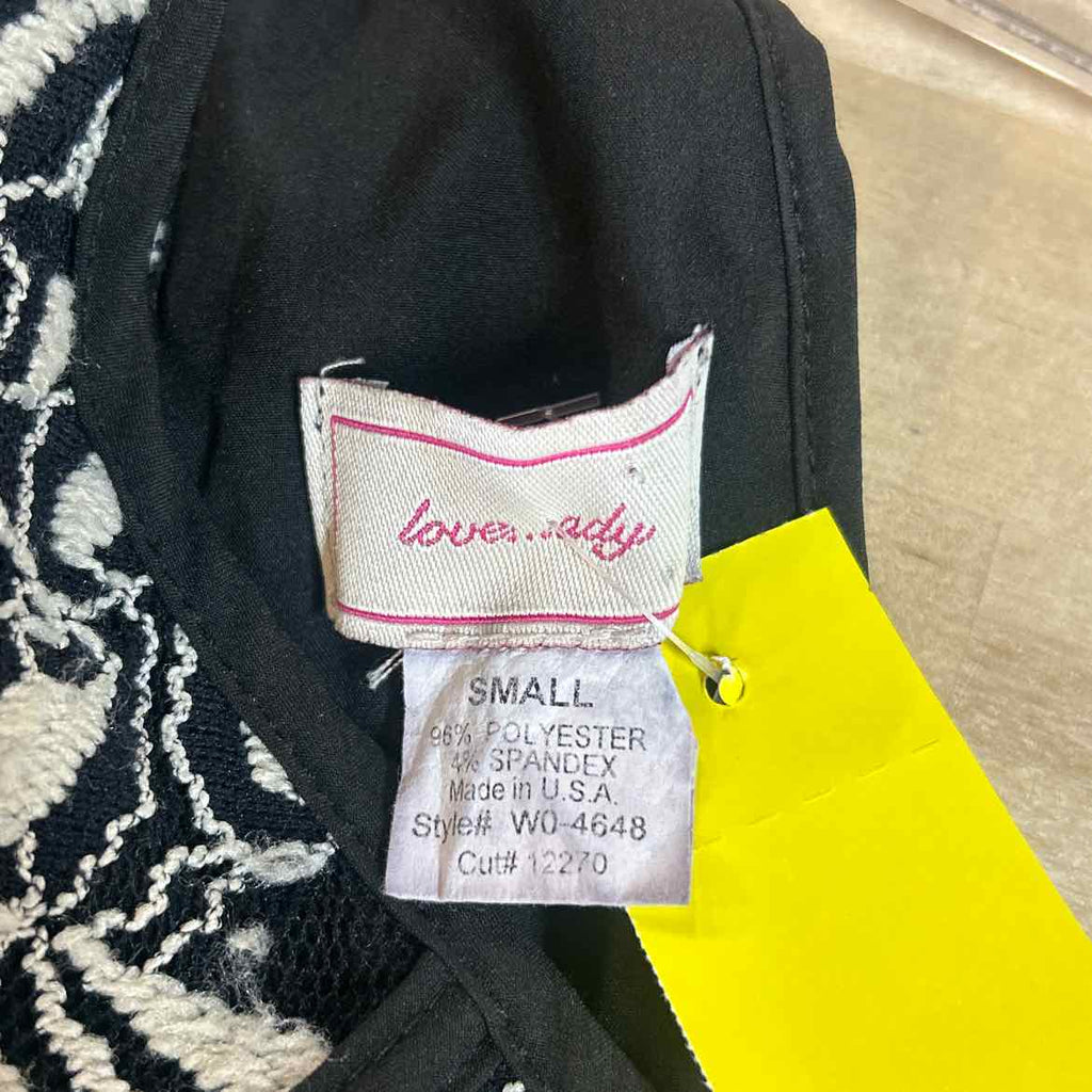 Love ady Size S Black White Preloved Dress