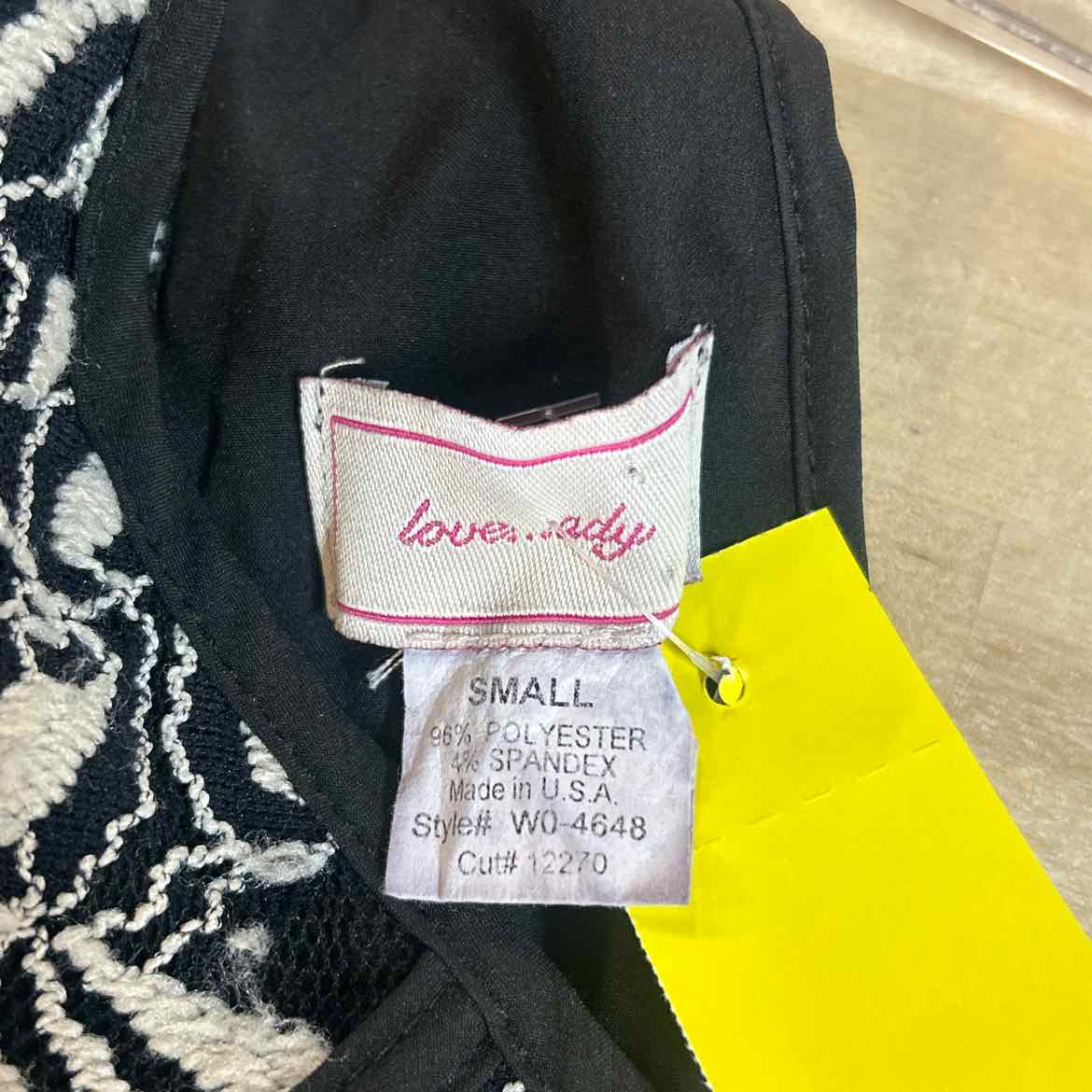 Love ady Size S Black White Preloved Dress