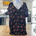 Speed Limit Size 2X Navy Blouse