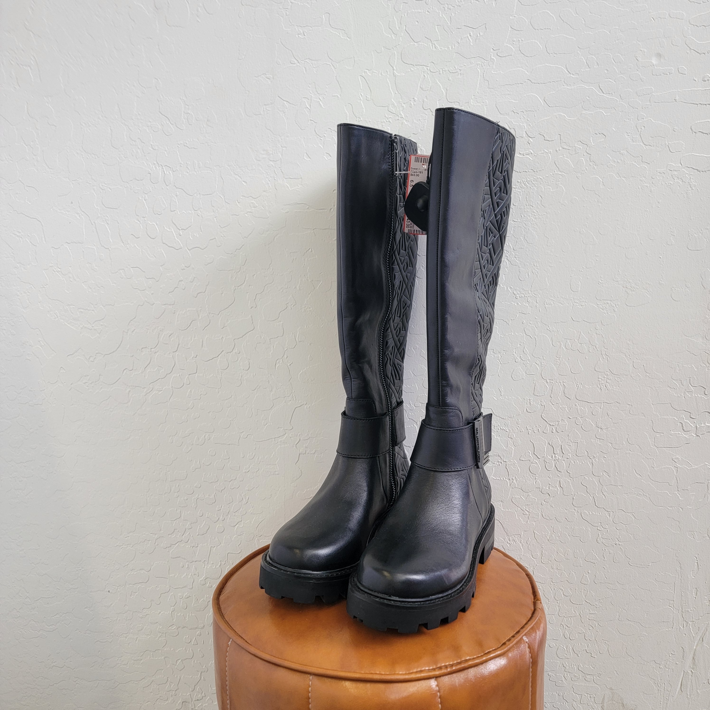 Karl Lagerfield Shoe Size 6 Black Boots