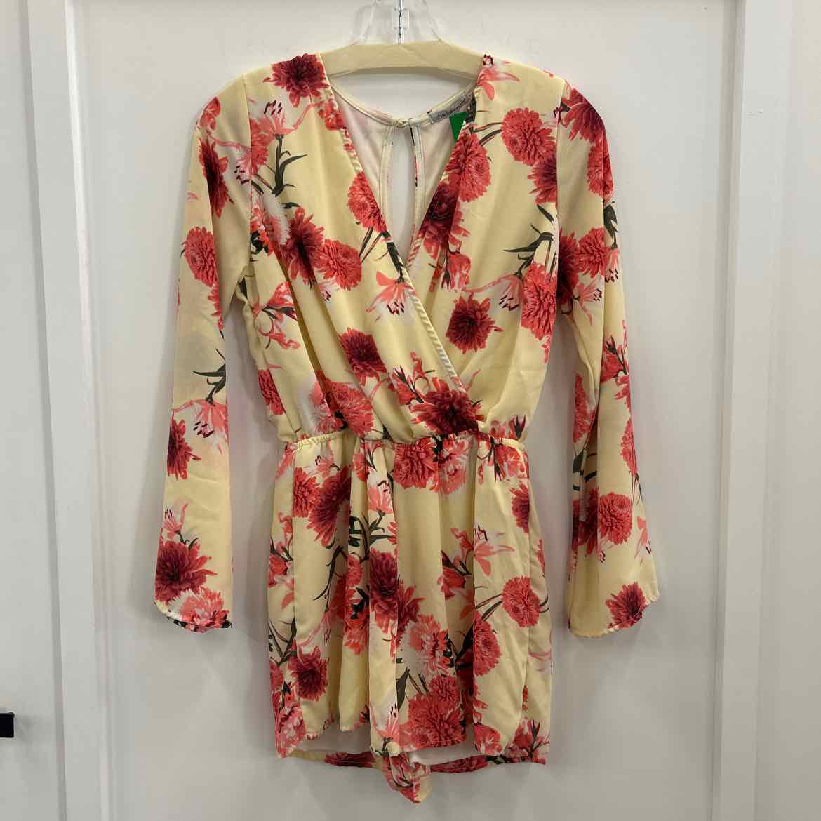 Charlotte Russe Size S Yellow Preloved Romper
