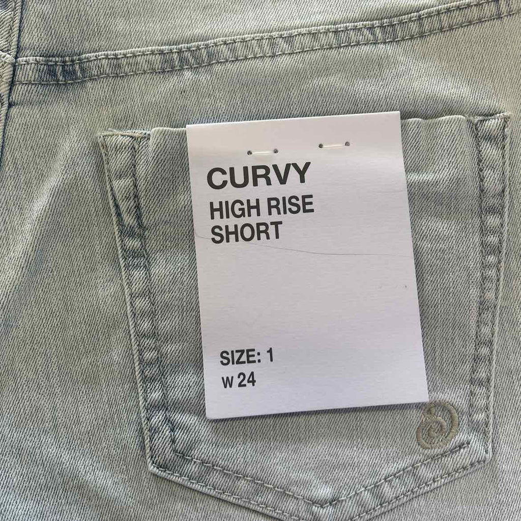 Indigo Rein Juniors' Embroidered Floral Frayed-Hem Denim Shorts - Light Blue