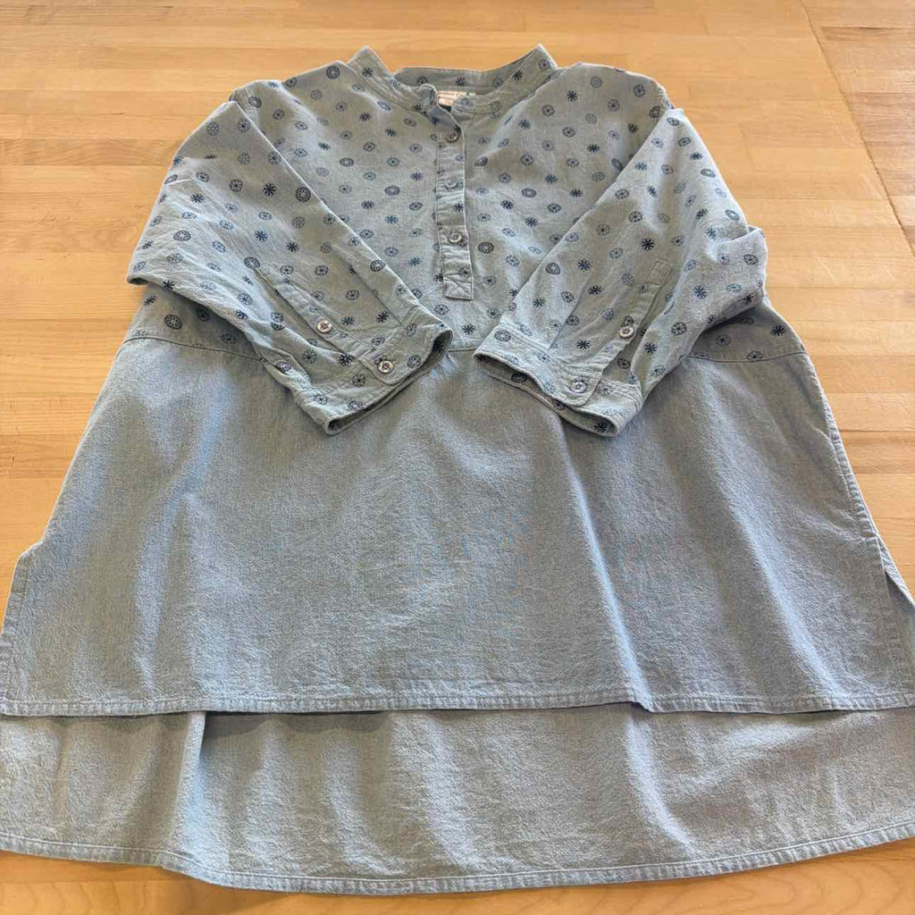 Coldwater Creek Size PXL Blue Preloved Blouse LS