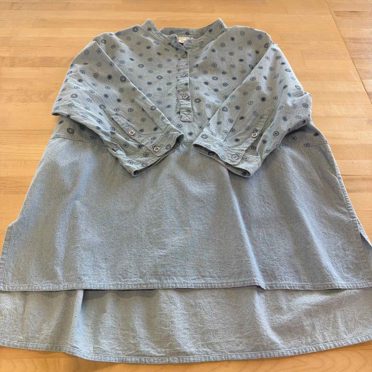 Coldwater Creek Size PXL Blue Preloved Blouse LS